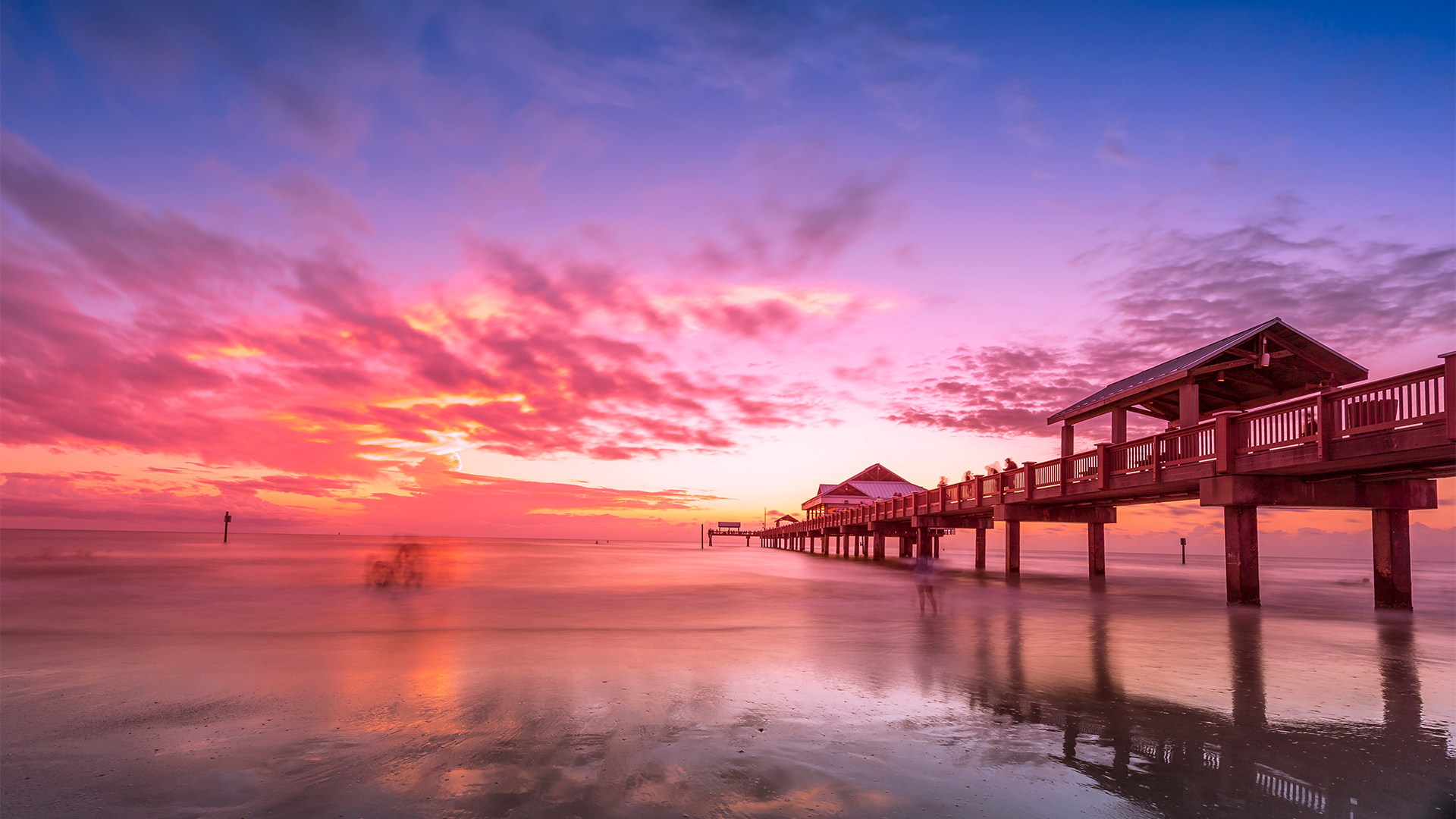 Aerial view of Clearwater Beach