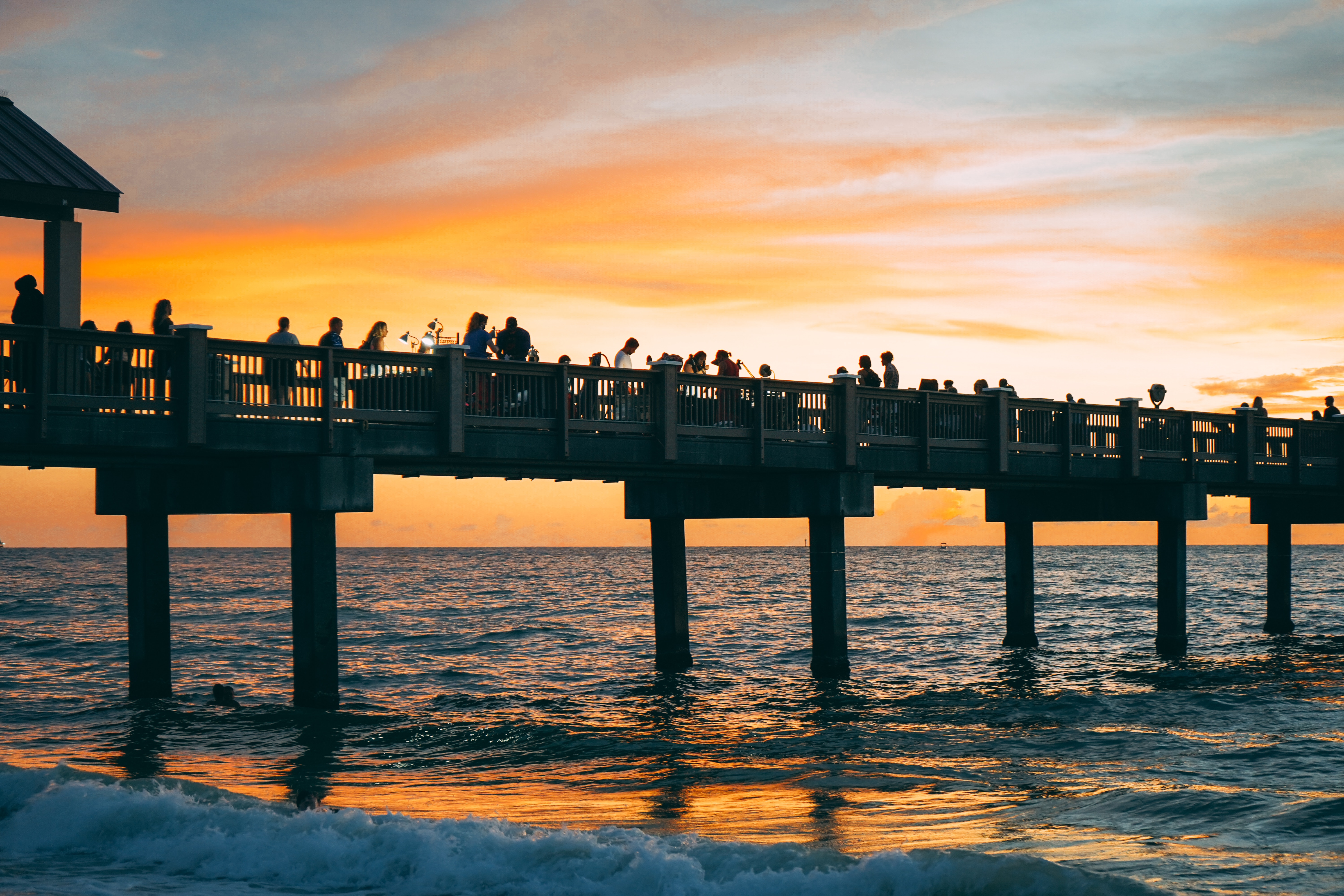 Beach umbrellas, Clearwater Beach